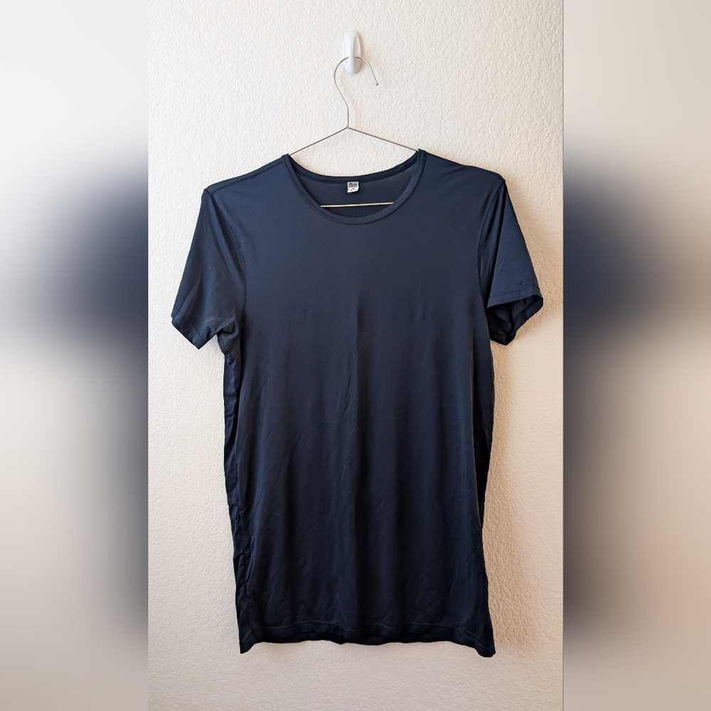 Pair of mens UNIQLO Airism shirts